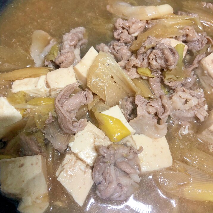 簡単!肉豆腐